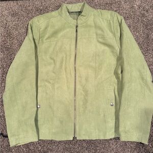 Women’s Suede ZipUp Jacket